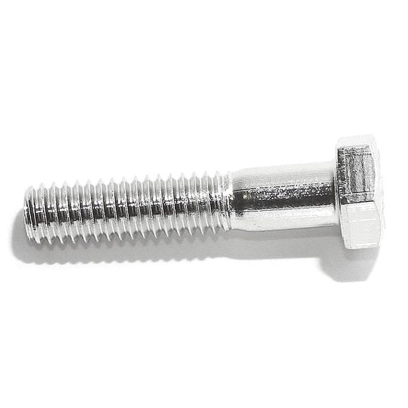 18-8, 3/8"-16 Hex Head Cap Screw, Plain Stainless Steel, 2-1/4 in L, 10 PK