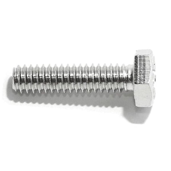 18-8, 3-8"-16 Hex Head Cap Screw, Plain Stainless Steel, 3-4 in L, 50 PK  FBHEXB381634P50