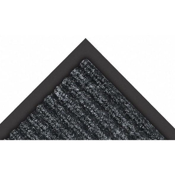 Notrax Entrance Mat, Polypropylene, 3/8 in Thick, Charcoal, 3 ft W x 5 ft L 117S0035CH