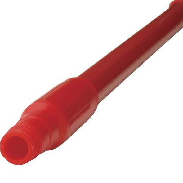 Vikan 51" Color Coded Handle, 1 1/4 in Dia, Red, Fiberglass 29364