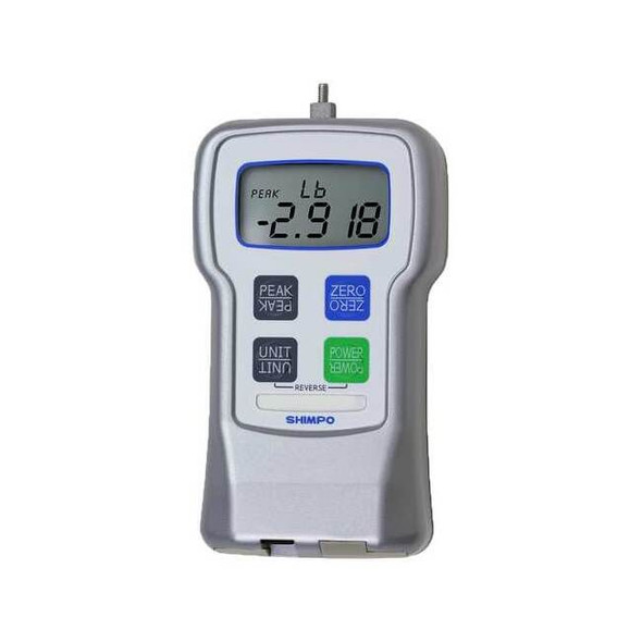 Shimpo Force Gauge, +/-0.2% Force Acc, Digital FGE-50XY