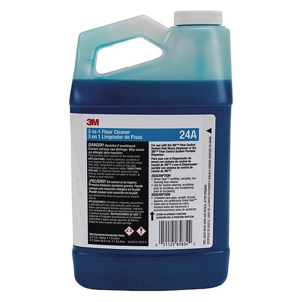3m Portion Control Floor Cleaner, 1.9L Jug 24A