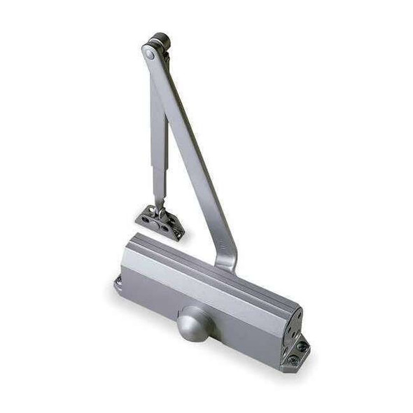 Door Closer, Norton 1601, Hydraulic, Manual, Housing Length 9-3/4 in, Gray