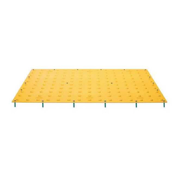 ADA Warning Pad Polymer Yellow, 2 ft W x 3 ft L, 7/16 in Thick