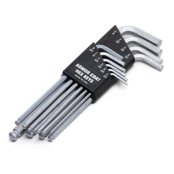Armor Coat 10 Piece SAE L-Shape Hex Key Set, UST274678 UST274678