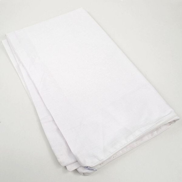 R & R Textile Pillow Protector,25 in L,White X10100