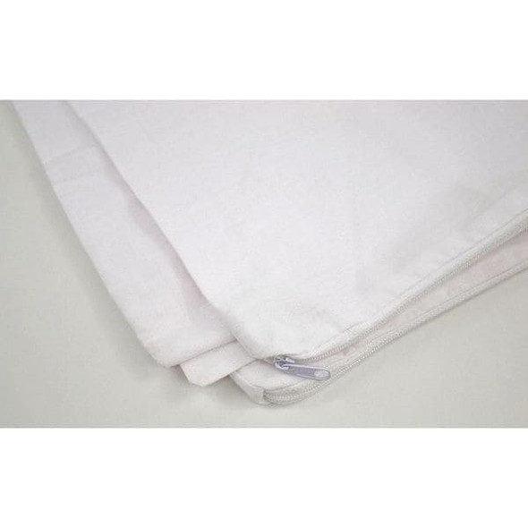 R & R Textile Pillow Protector,25 in L,White X10100