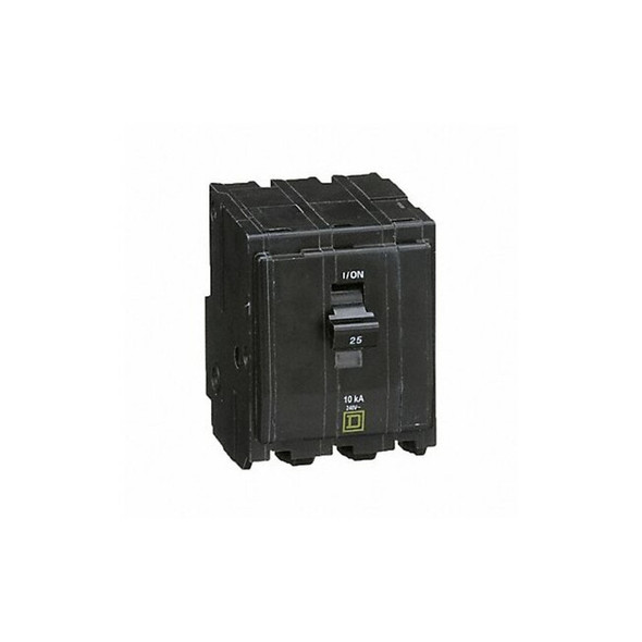 Square D Circuit Breaker,25A,Plug In,120/240V,3P QO325