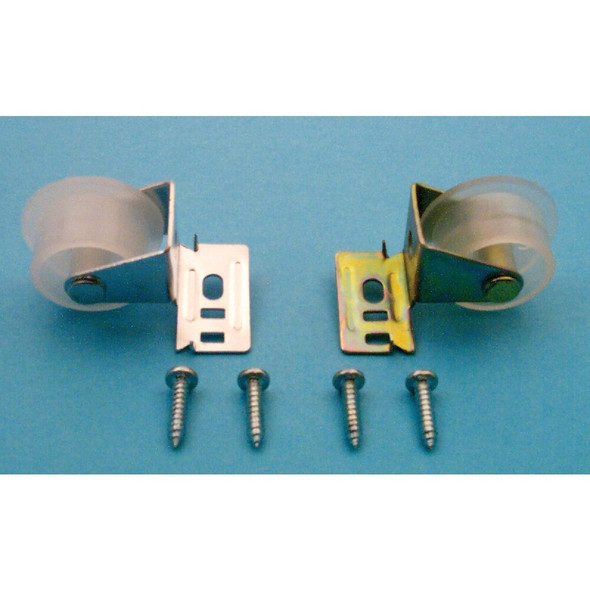 Prime-Line Steel White Nylon Front Drawer Roller  R 7147 235717