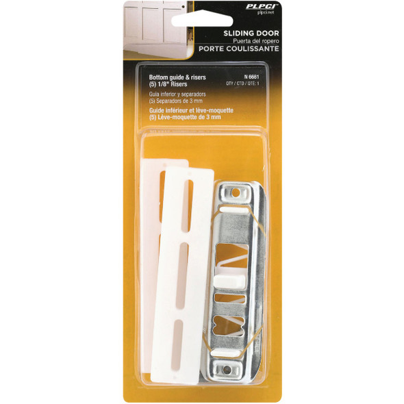 Prime-Line Bypass Door Guide & Carpet Risers N 6661 258237