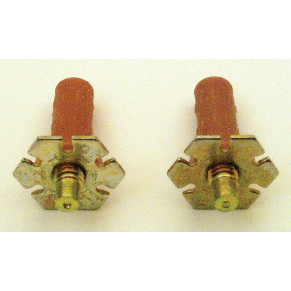 Prime-Line Nylon Base Adjustbale Bifold Door Bottom Pivot (2-Pack) N 6707 236365