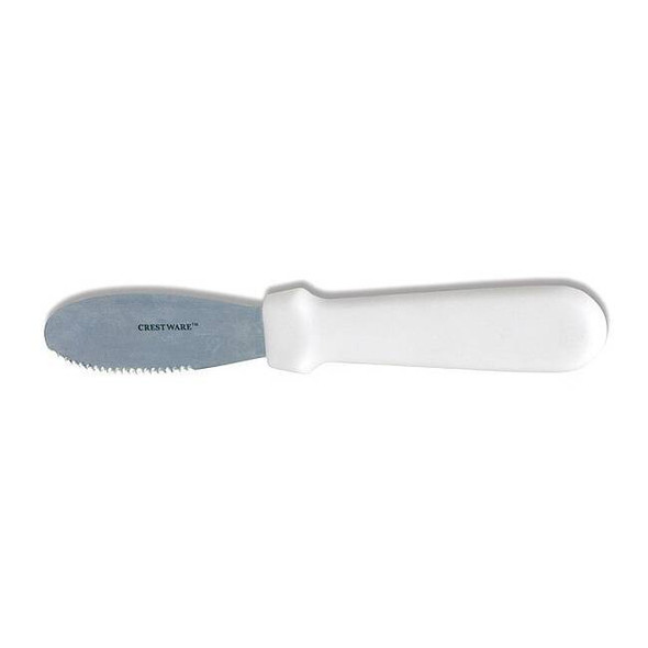 Crestware Spreader,8 3/4 in L,White Handle PHSS63