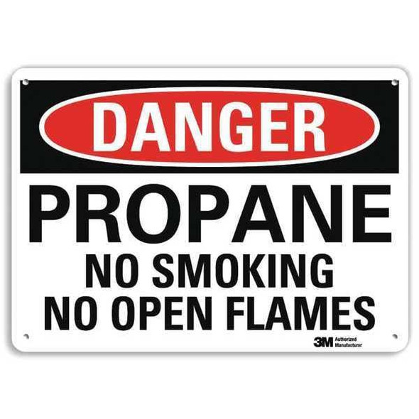 Lyle Danger Sign,10 inx14 in,Plastic U3-1937-NP_14X10