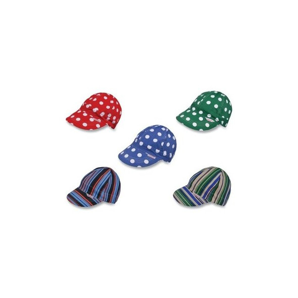 Short Crown Cap, 7-3/4, Assorted Prints
