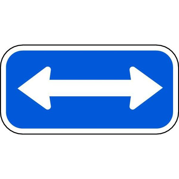 Lyle Arrow Supplemental Parking Sign,6" x 12, AR-007-12HA AR-007-12HA