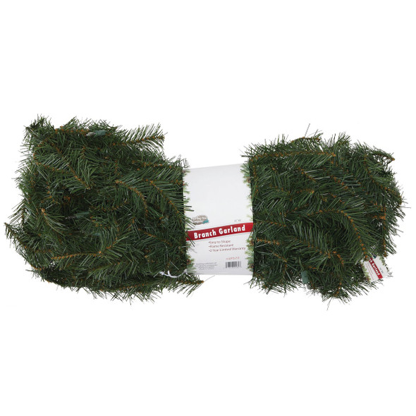 Gerson 9 Ft. Prelit Canadian Pine Garland Gerson 9 Ft. Prelit Canadian Pine Garland