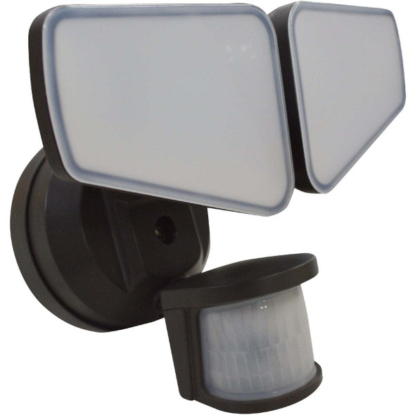 Bronze Motion Sensing Dusk-to-Dawn LED Floodlight Fixture PA-240B