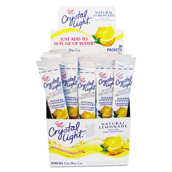 Crystal Light® Flavored Drink Mix, Lemonade, 30 .17oz Packets/box GEN00796