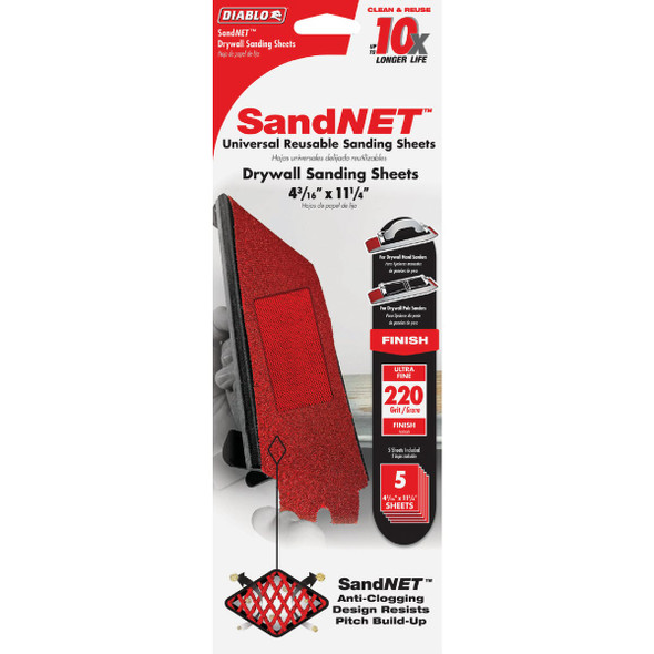 Diablo 220-Grit Sandnet DNS431220H05G