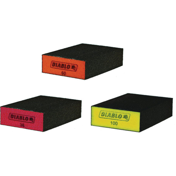 Diablo Sanding Sponge Assorted DFBBLOCAST03G