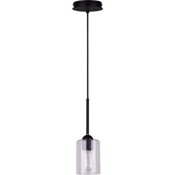 Home Impressions 5" Blk Crd Pendant Light IPL370A01BK-B