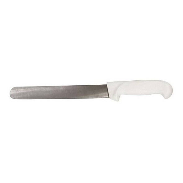 Crestware Slicer Knife,12 in Blade,White Handle KN52