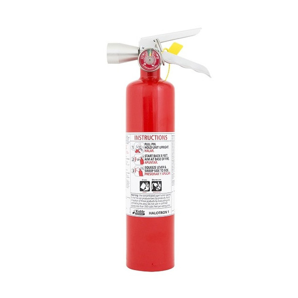 Kidde Pro Plus™ 2.5 lb Halotron® I Fire Extinguisher w/ Metal Strap Bracket