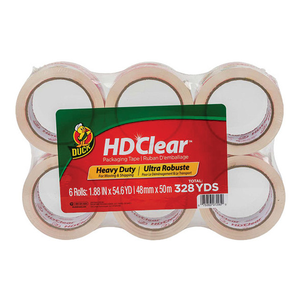 Duck Brand® HD Clear™ High-Performance Packaging Tape