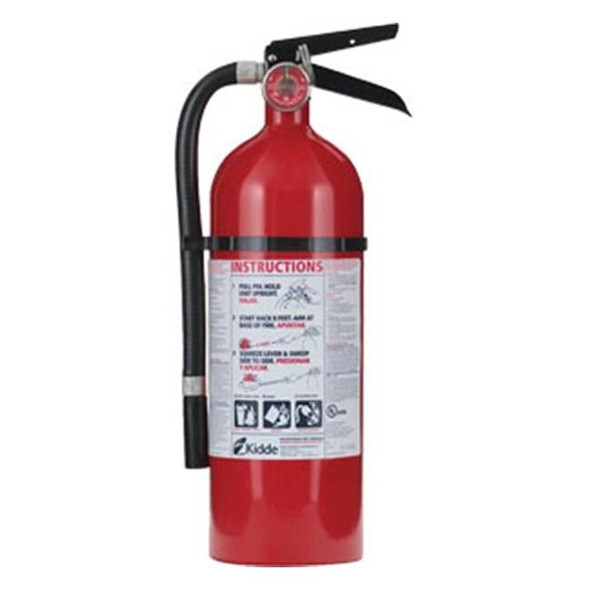 Kidde Pro 210 Consumer 4 lb ABC Fire Extinguisher w/ Wall Hook