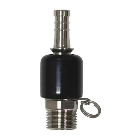 Sani-Lav Hose Adapter,1/2" Hose Barb, 3/4" MGHT N33S