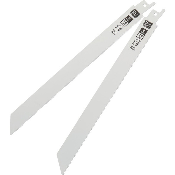 Do it Best 9 In. 14 TPI Bi-Metal Thick Metal Reciprocating Saw Blade (2-Pack) QJDIB-RS-010 349712