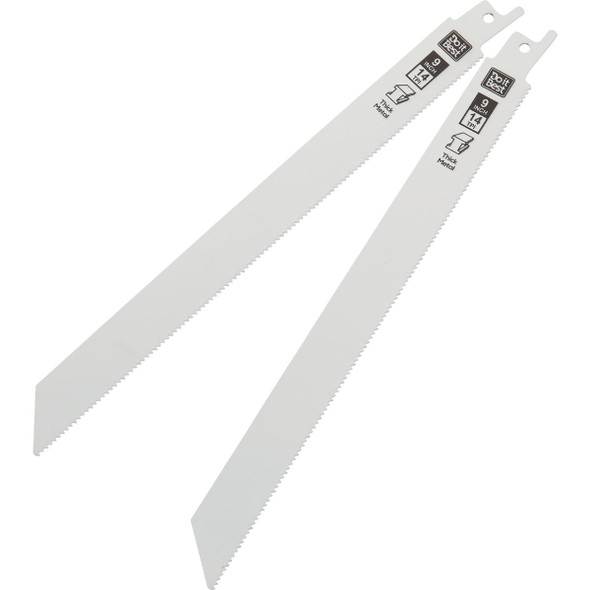 Do it Best 9 In. 14 TPI Bi-Metal Thick Metal Reciprocating Saw Blade (2-Pack)