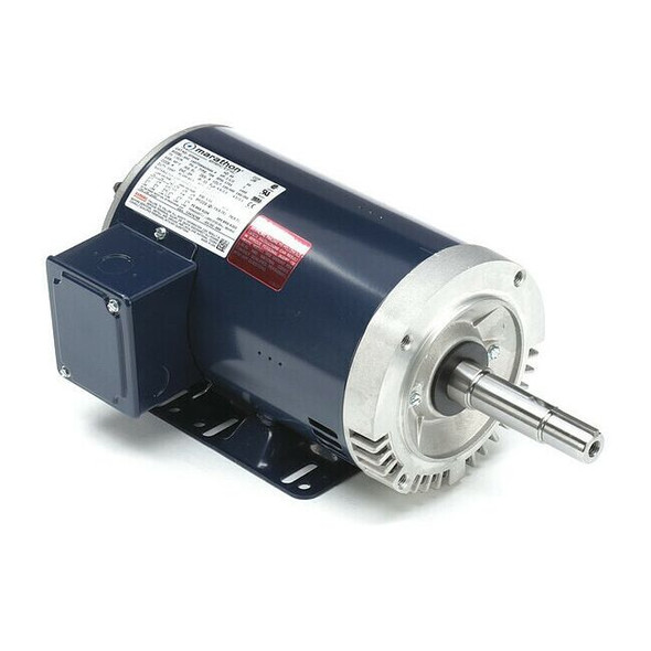 Leeson Close-Coupled Pump Motor,3-Ph,1-1/2 HP 145TTDR6034