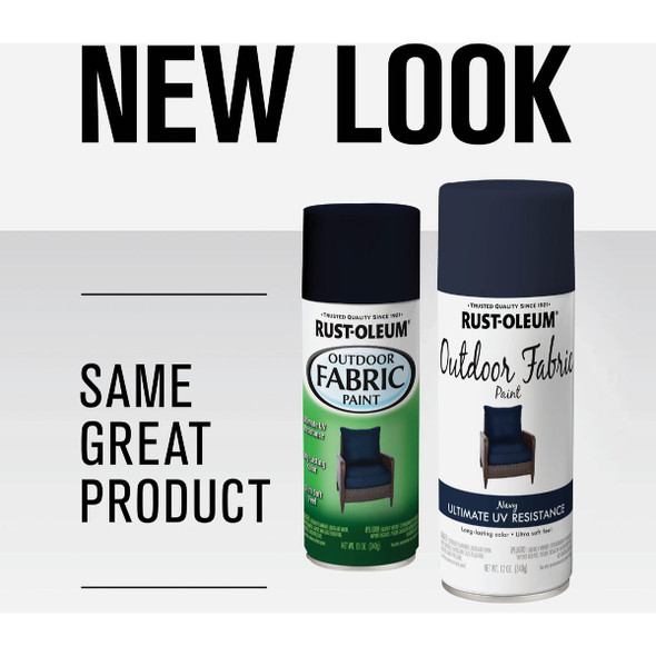Rust-Oleum 12 Oz. Flat-Matte Outdoor Fabric Spray Paint, Navy 358832 777082