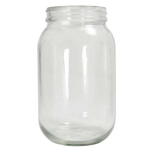 Qorpak Jar,Translucent,32 oz,Glass,180mm H,PK12 261438