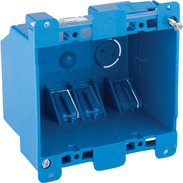 Carlon 2-Gang PVC Molded Old Work Box B225RUPC 511153