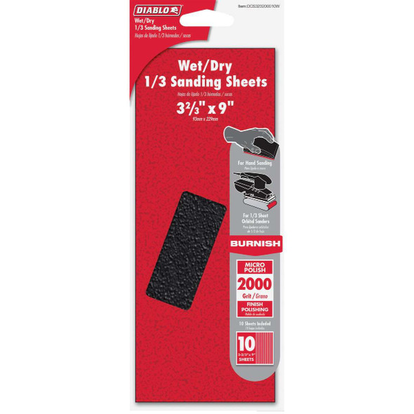 Diablo 2000gr Wt/Dr Sand Sheet DCS323200010W