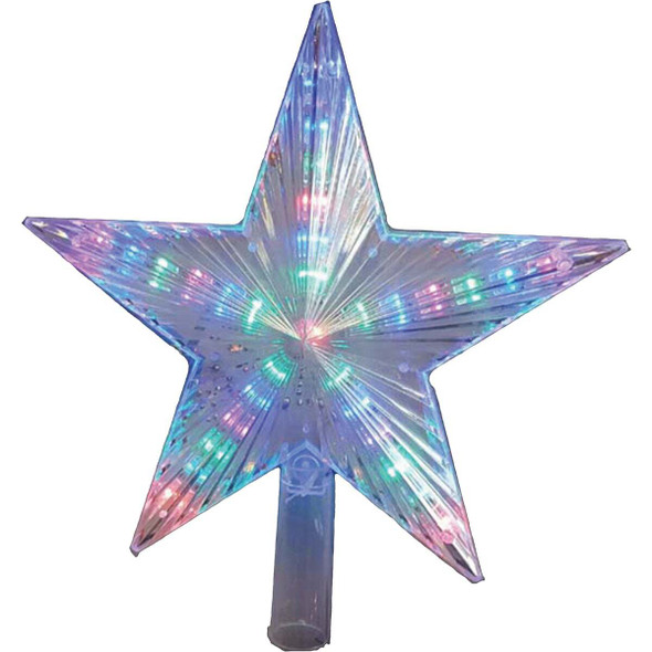J Hofert Multi-Color 9 In. LED Christmas Tree Topper 1967