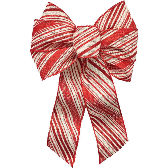 Holiday Trims 8.5x14 7lp Strp Brlp Bow 6151 Pack of 12