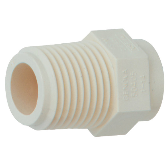 Charlotte Pipe 1/2 In. Male Thread to CPVC Adapter CTS 02109  0600HA