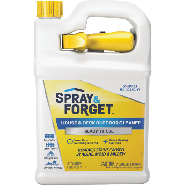 Spray & Forget 1 Gal. Ready-to-Use House & Deck Outdoor Cleaner SFDRTUG04