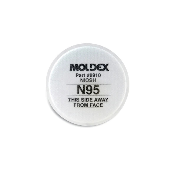 8000 Series Particulate Filter, Non-Oil Based Particulates, N95, White