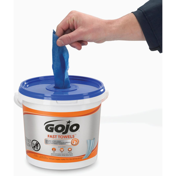 GOJO 130ct Hand Cleaner Wipe 6298-04 572950