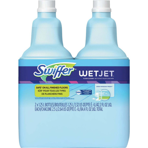 Swiffer WetJet 1.25 Liter Multi-Purpose Fresh Floor Cleaner (2-Pack) 26535