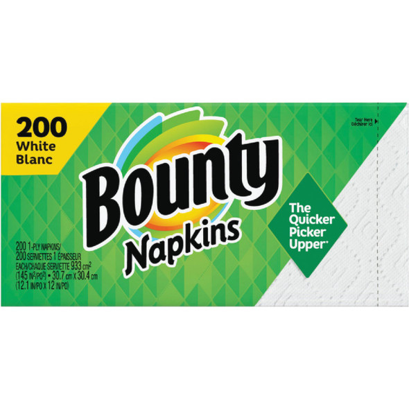 Bounty Quilted Paper Napkins (200-Count) 34885 Pack of 8