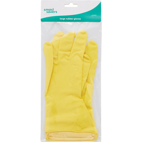 Smart Savers Large Kitchen Rubber Glove 820453 Pack of 12