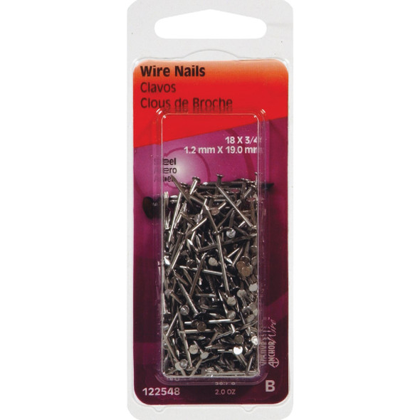 Hillman Anchor Wire 3-4 In. 18 ga Bright Wire Nails (2 Oz.) 122548 723024