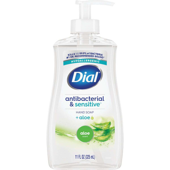 Dial Antibacterial Defense 11 Oz. Aloe Liquid Hand Soap  2896094