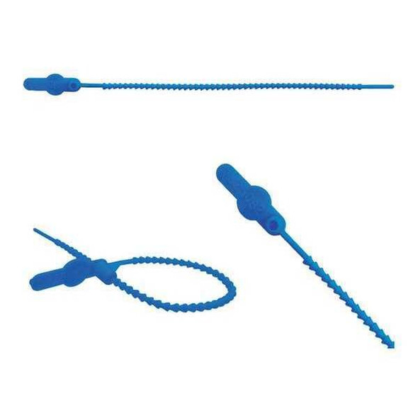 Elc Security Products Pull-Tight Seals,Blue,Unfinished,PK250 065N21PPBL