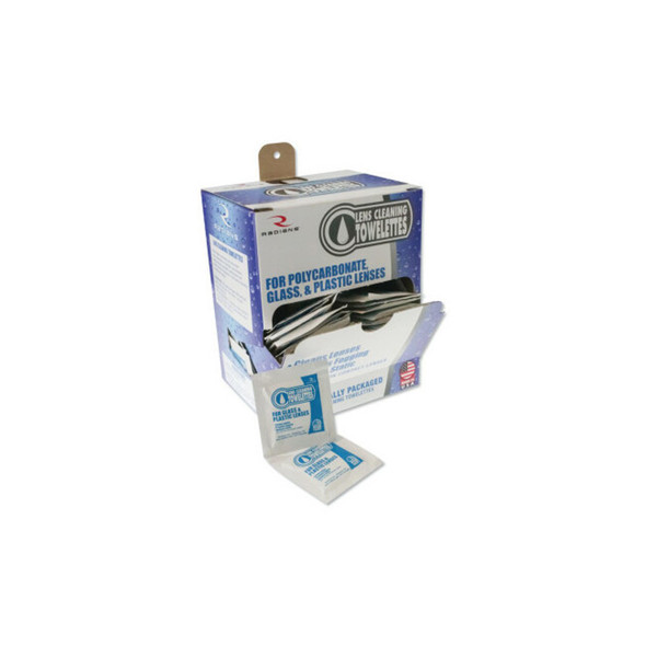 Lens Cleaning, Towelette Dispenser with Cleaning Wipe, 8.5 in x 5.5 in Lens Cleaning, Towelette Dispenser with Cleaning Wipe, 8.5 in x 5.5 in